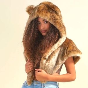 LUXE African Golden Cat Shawl